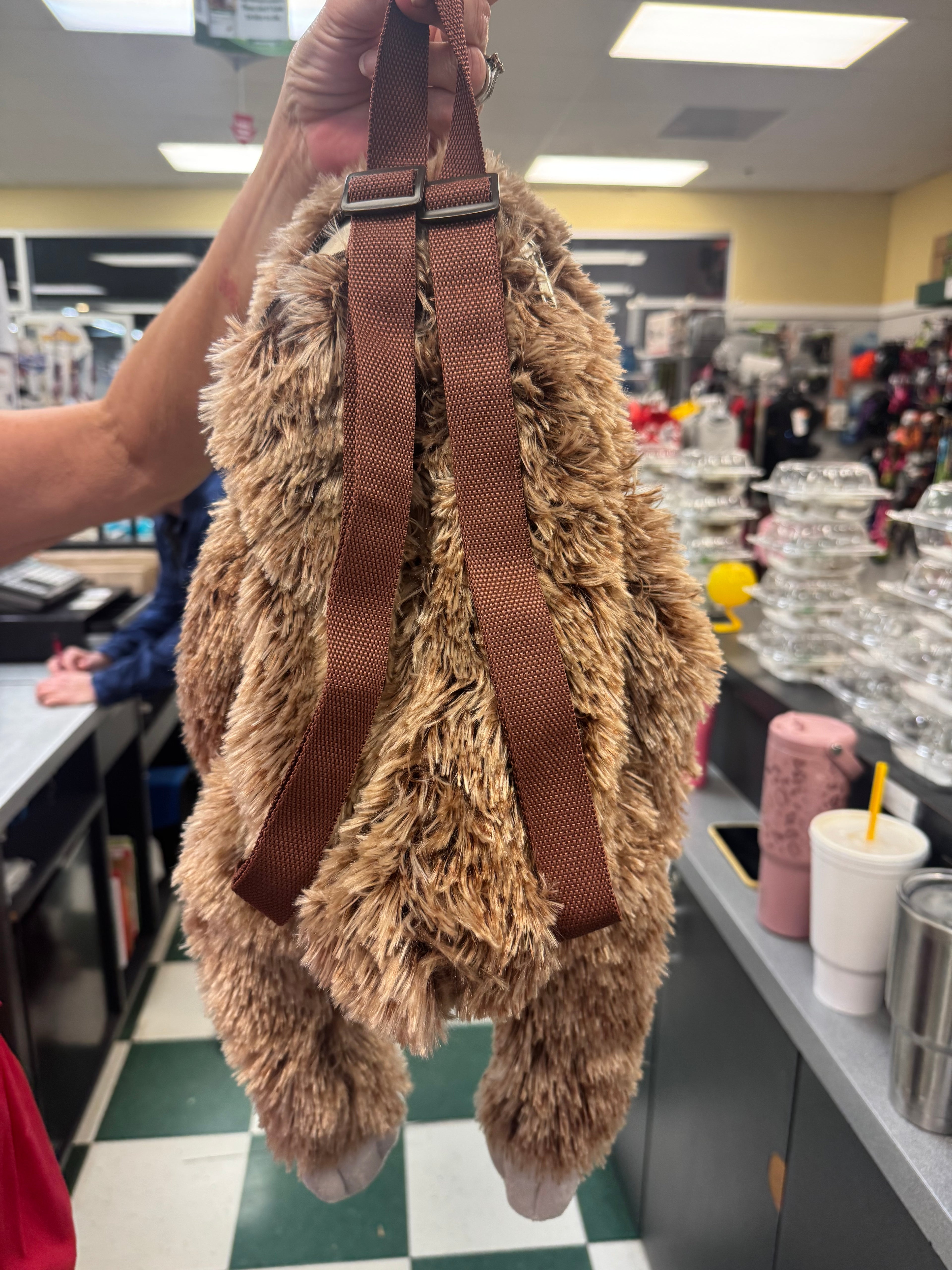 Sloth Plush Backpack