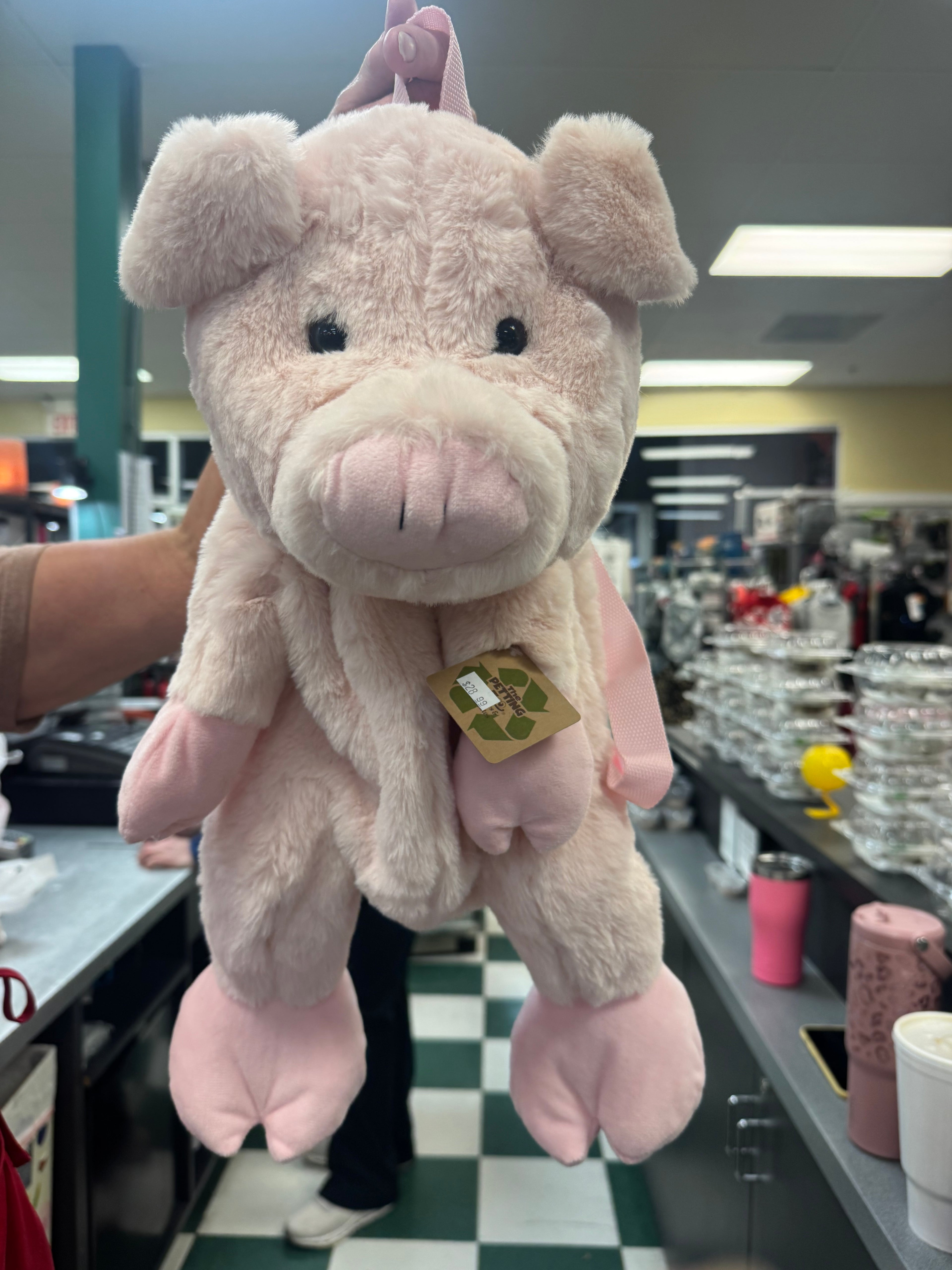 Pig Plush Backpack